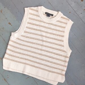 French Connection Cotton Sweatervest